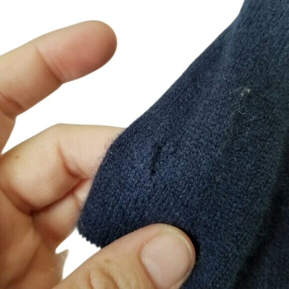 Rag & Bone Womens Striped 100% Cashmere Sweater XS Navy & White Nautical Basics‎ - Picture 5 of 10